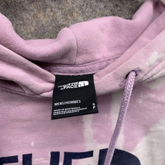 The North Face Sweater Men Small Adult Purple Hooded Pockets Drawstring Outdoors - Picture 3 of 10